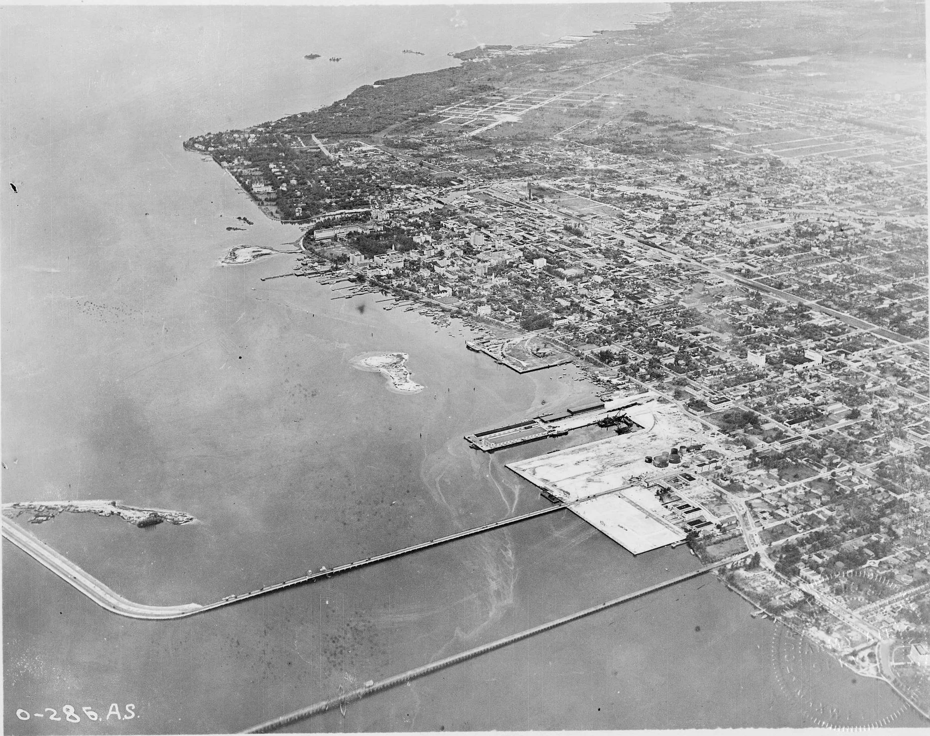 Miami from the air · December 1924