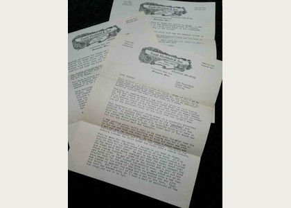 1926 Hurricane Letter