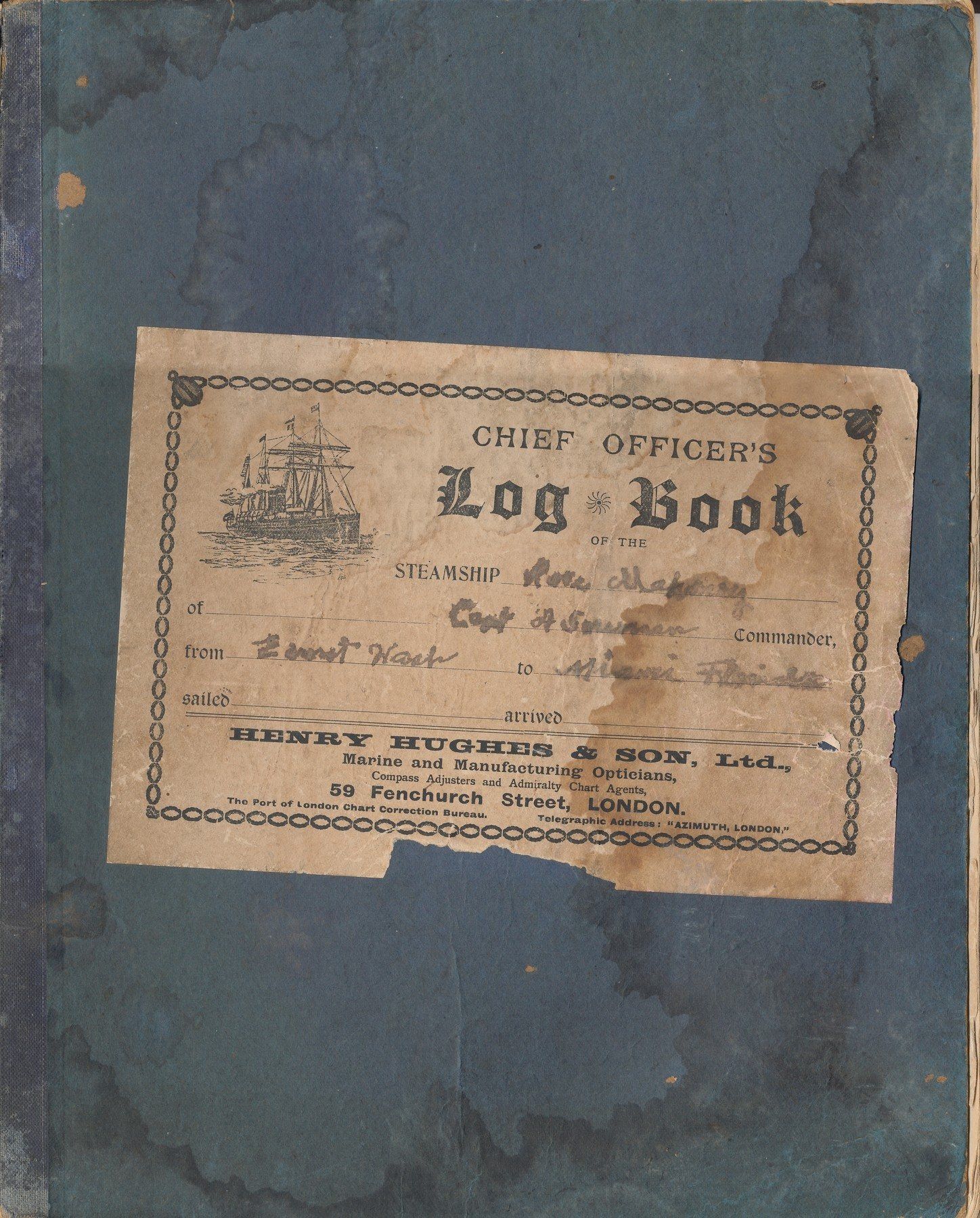 Captain's Log Book
