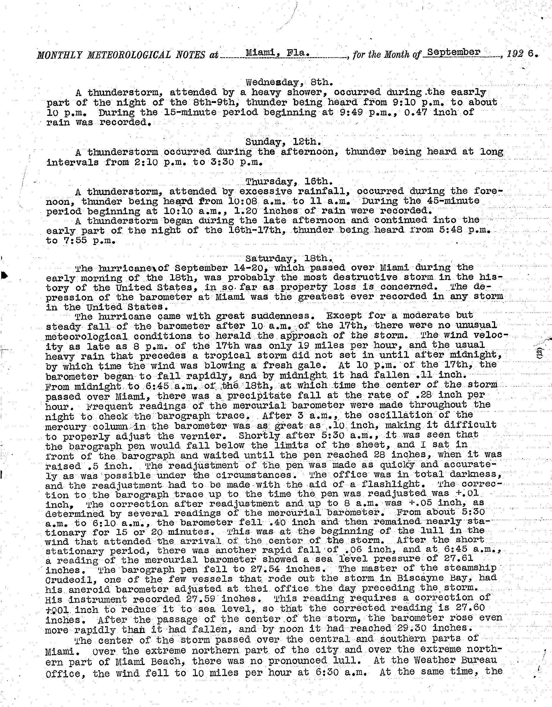 Richard Gray official observation record I