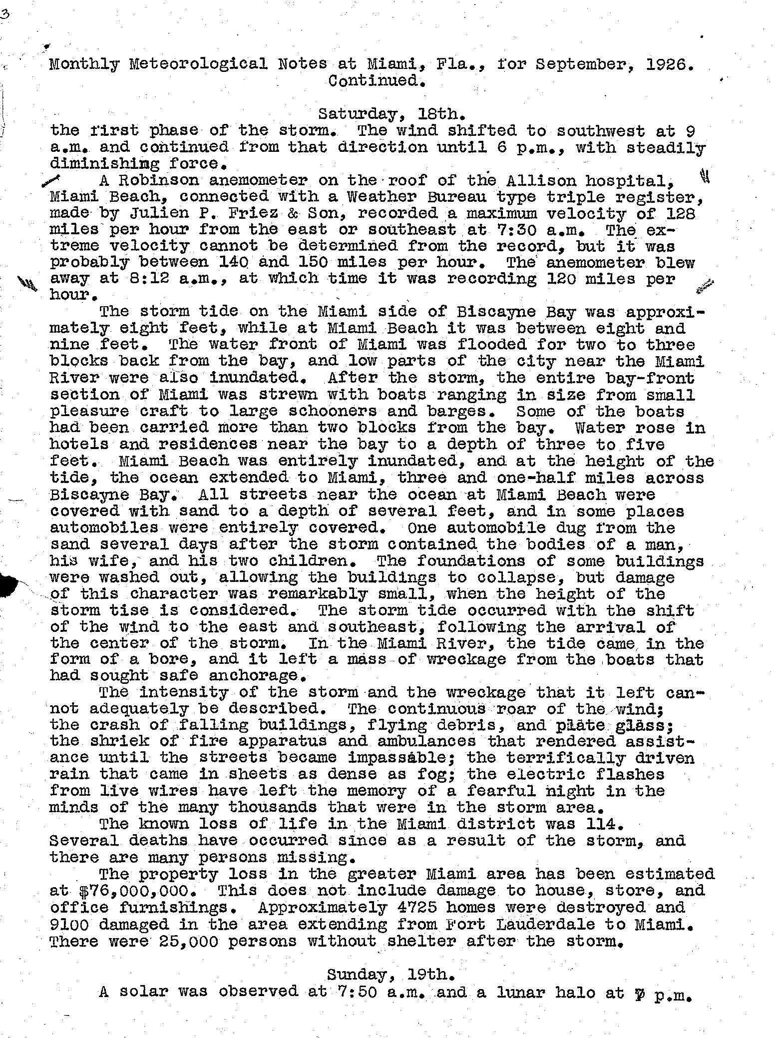 Richard Gray official observation record III